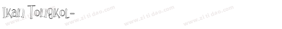 Ikan Tongkol字体转换